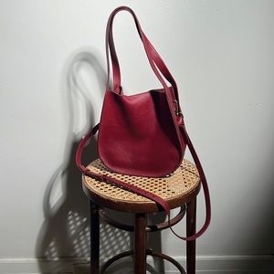 Crossbody Madewell Sydney Bag nwt burgundy